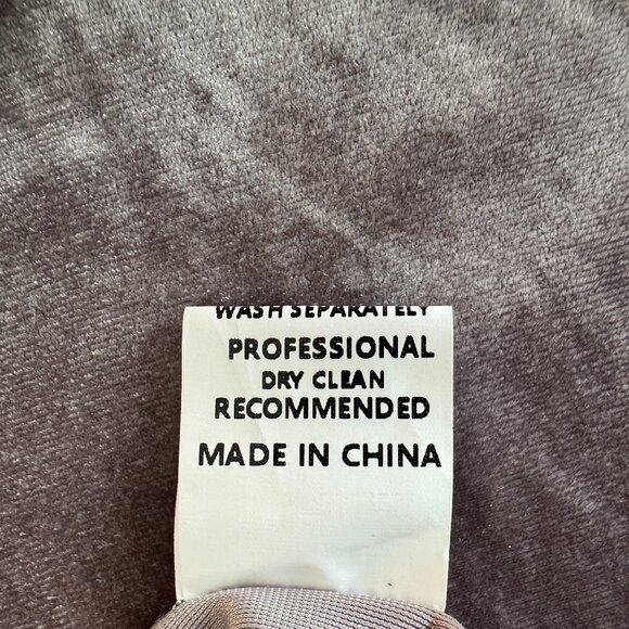 Umgee GRAY Silver Pewter 3X Velvet Smocked Ruching Blouse - Picture 12 of 12